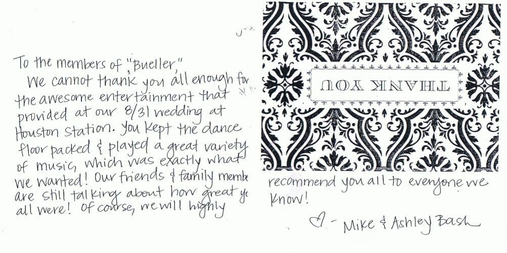 Archived Bueller testimonial, thank-you note, or event photograph 15