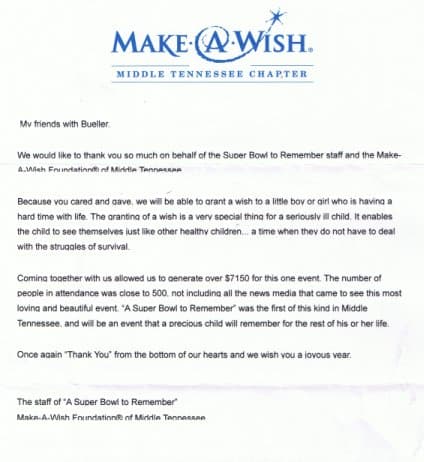 Archived Bueller testimonial, thank-you note, or event photograph 17